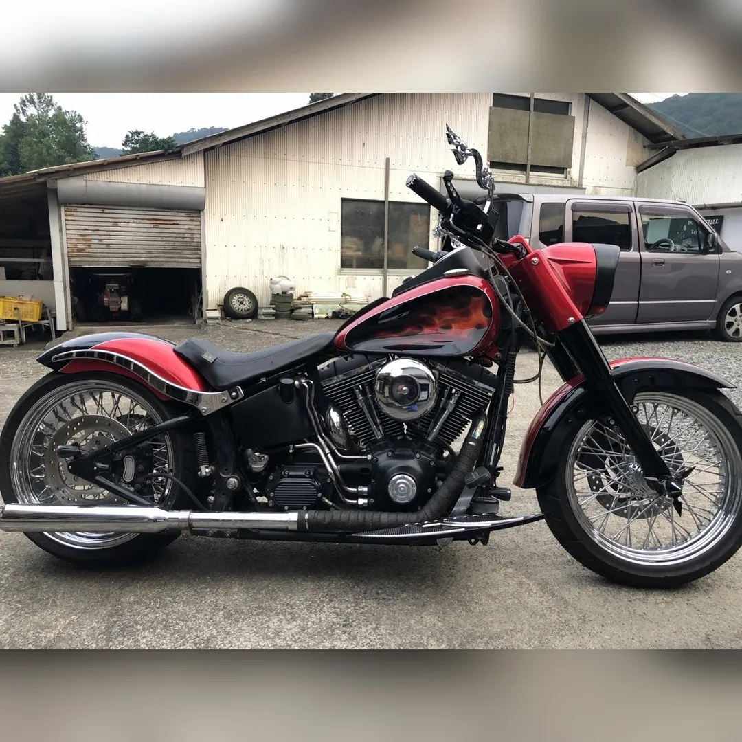 🏍️ ハーレーのフルカスタムが完成しました！